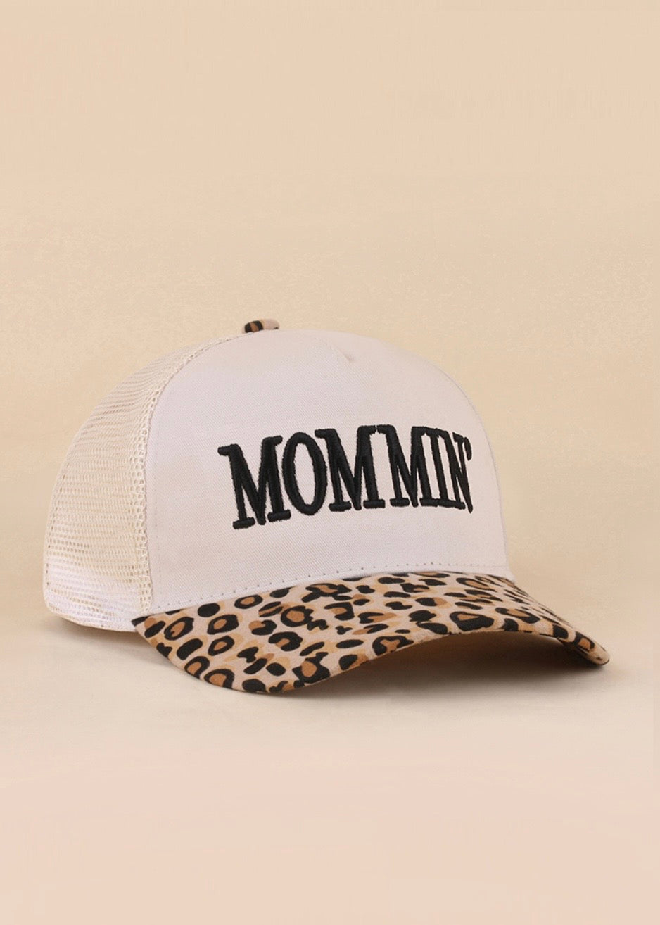 Mommin hat (Leopard)