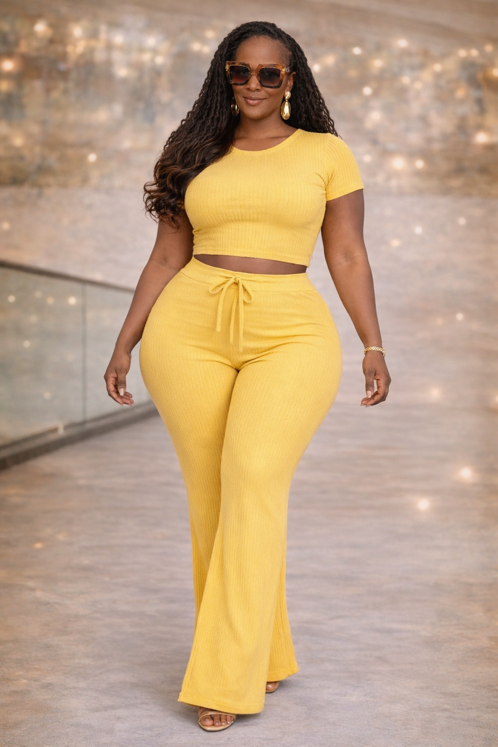 Yellow Babe set