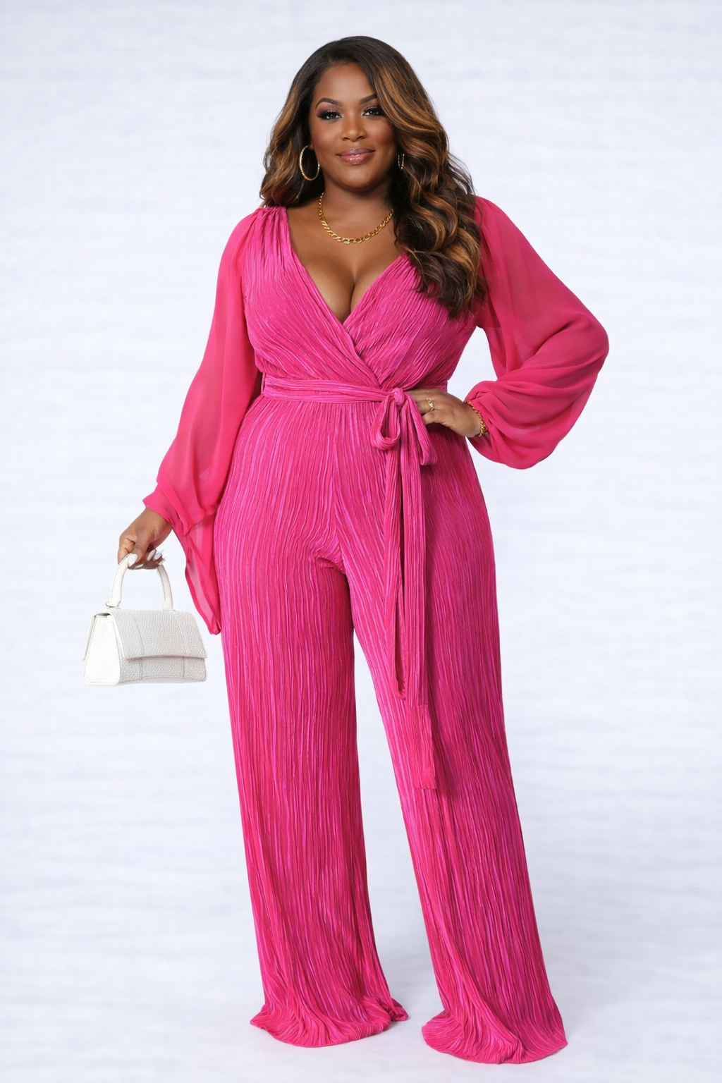 Wavy Fuchsia jumpsuit