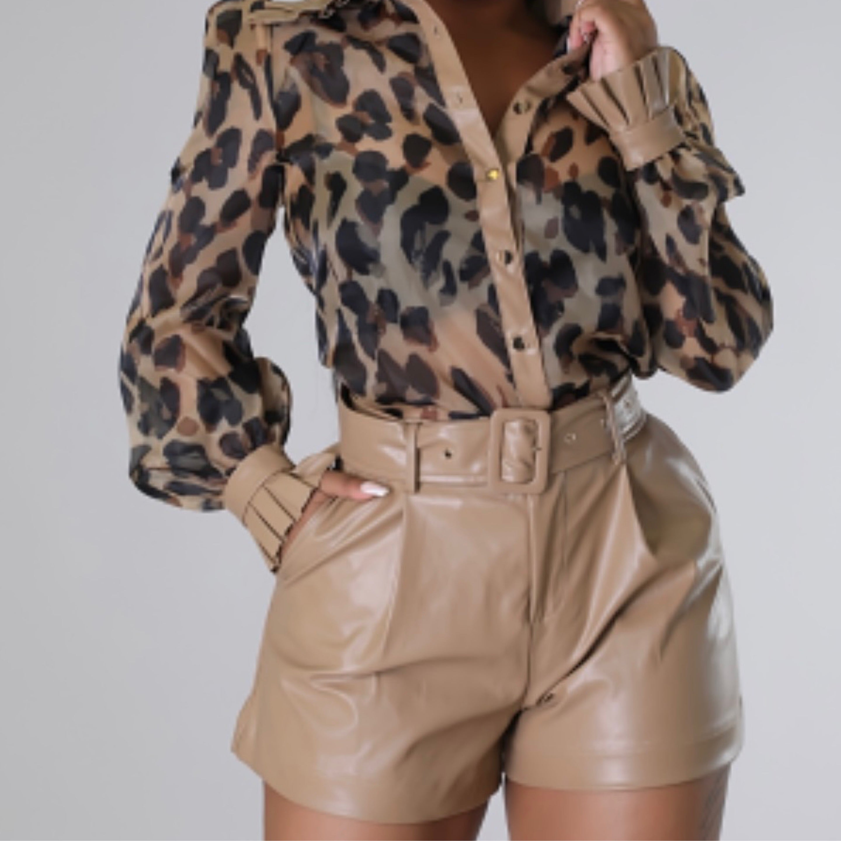 Leopard Luxe Short Set