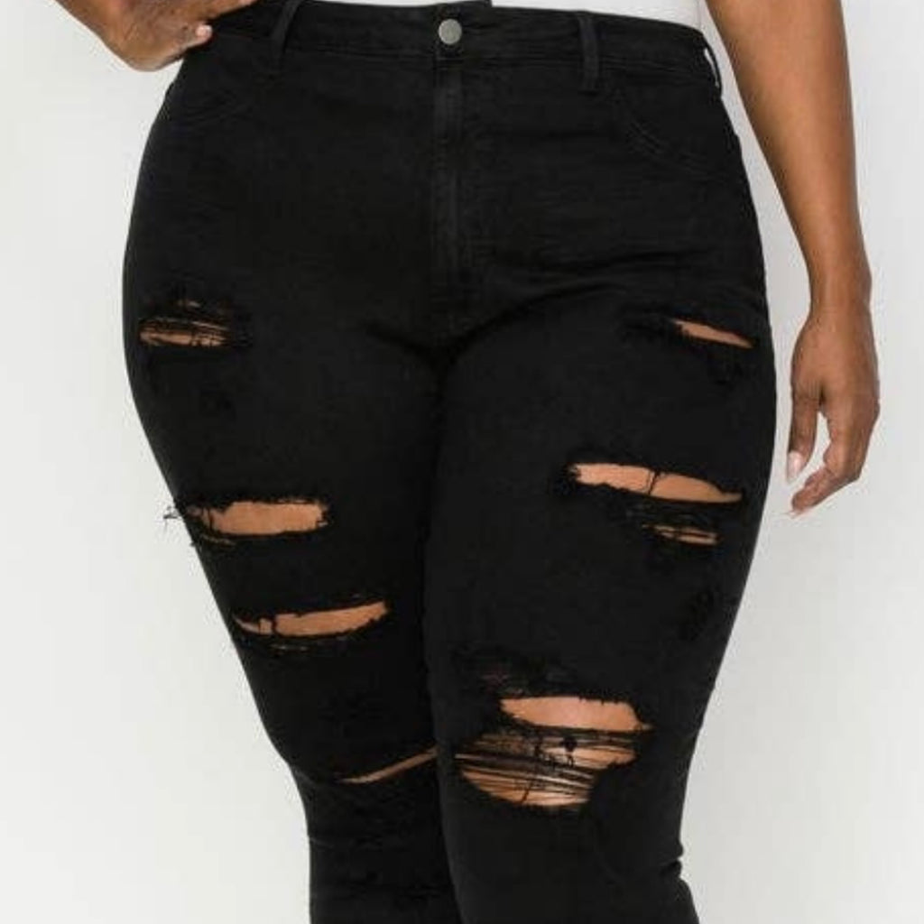 The Midnight Distressed Denim