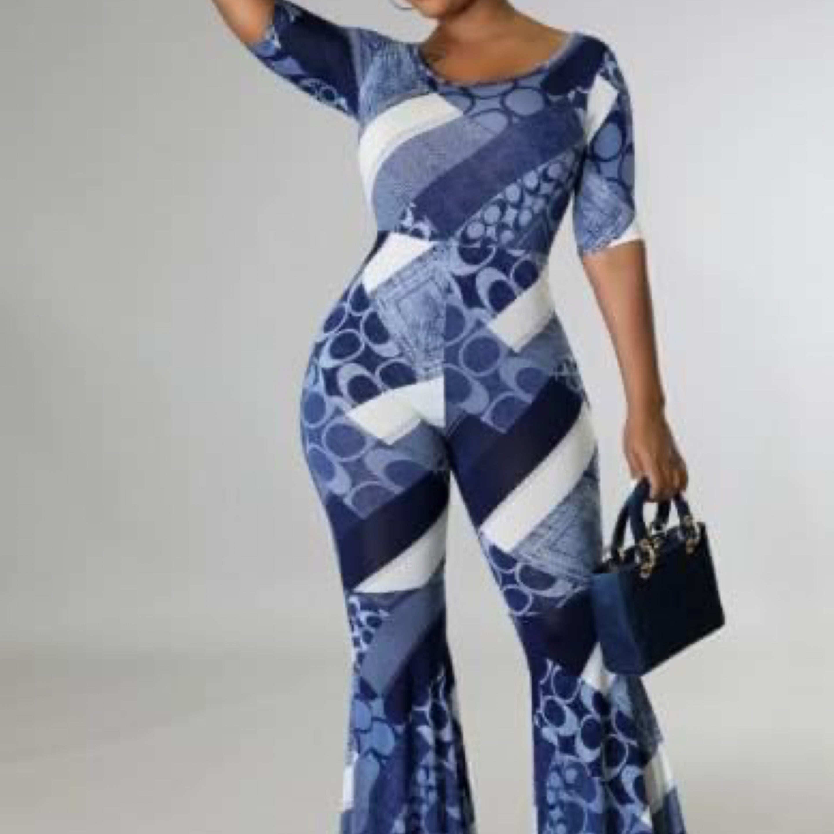 The Blue Muse Flare Jumpsuit