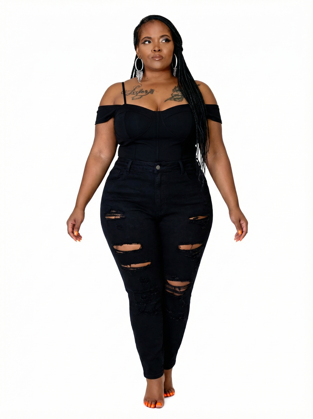The Midnight Distressed Denim